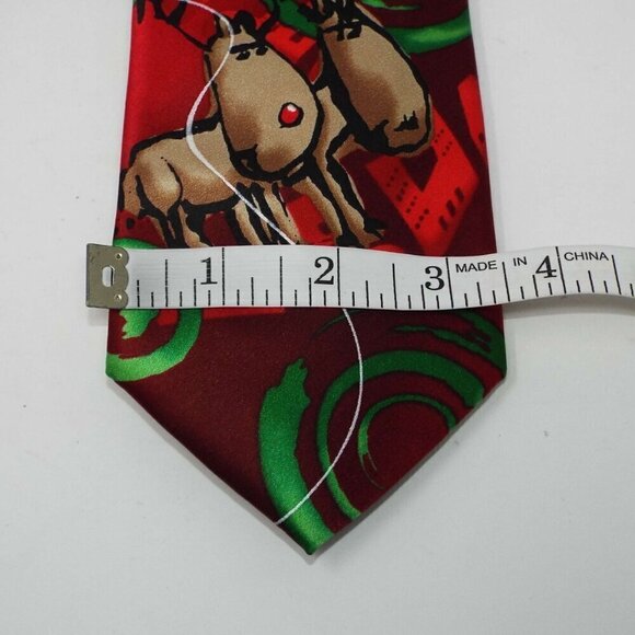 J. Garcia "Dracula Claus" Silk Blend Tie #237 - Picture 3 of 7